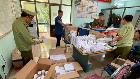 Phát hiện lô dược phẩm không hóa đơn đi ra từ kho Cảng hàng không Nội Bài