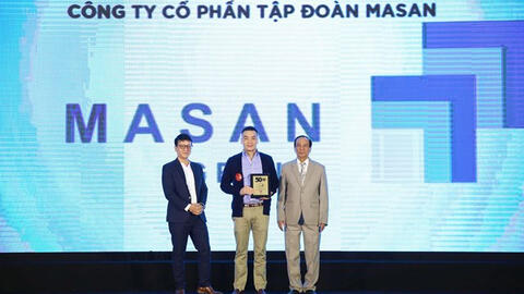 Masan Group được vinh danh tại Lễ trao giải “50 công ty kinh doanh hiệu quả nhất Việt Nam”