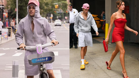 Justin Bieber tháp tùng Hailey đi sự kiện, diện mạo xuề xòa đối lập vợ