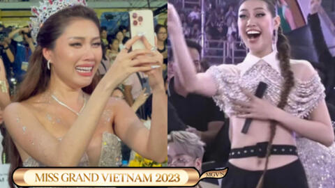Dàn sao Việt vỡ oà trước chiến thắng của Lê Hoàng Phương: Thanh Thanh Huyền khóc nức nở, Khánh Vân có biểu cảm gây sốt