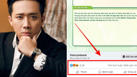 CĐM tràn vào Fanpage Vietcombank tranh cãi "nảy lửa" về sao kê từ thiện của Trấn Thành