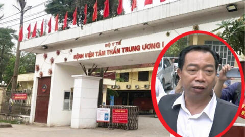 Giám đốc Bệnh viện Tâm thần Trung ương I quay lại điều hành, đề nghị nhận mức kỷ luật khiển trách.