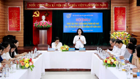 Kỷ niệm 94 năm Ngày thành lập Đảng: Sáng tạo trong các giải pháp phát triển đảng viên nữ