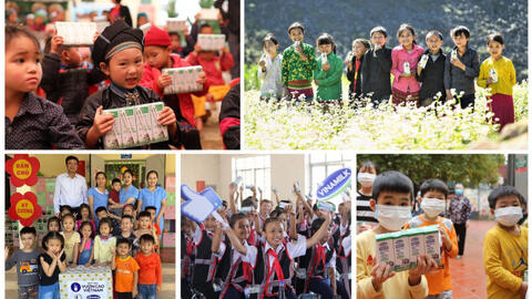 Bật 'mood' cảm xúc cùng chiến dịch 'Triệu ly sữa yêu thương, triệu nụ cười hạnh phúc'