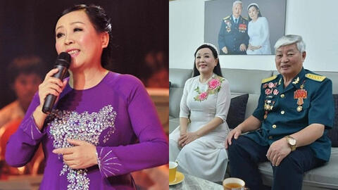 Nữ ca sĩ được phong NSND trẻ nhất nhì Việt Nam: Hạnh phúc bên chồng là anh hùng phi công bắn hạ 6 máy bay địch