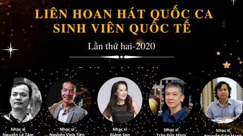 Nhóm M6 làm giám khảo cuộc thi hát quốc ca của nhiều nước trên thế giới
