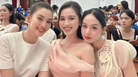 Khoảnh khắc 3 nàng Hoa hậu Việt Nam chung khung hình, nhan sắc ra sao?