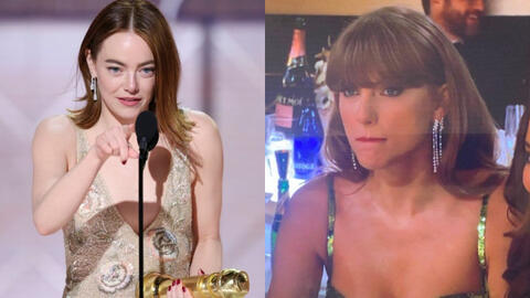 Taylor Swift bị MC "cà khịa" vô duyên, Emma Stone liền có màn đáp trả hộ cực gắt tại Quả Cầu Vàng