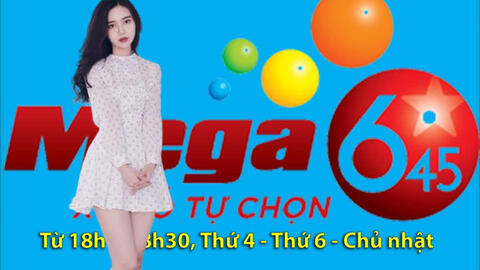 Xổ số Vietlott 16/3/2022 - Trực tiếp Vietlott Mega 6/45 thứ 4 ngày 16/3/2022