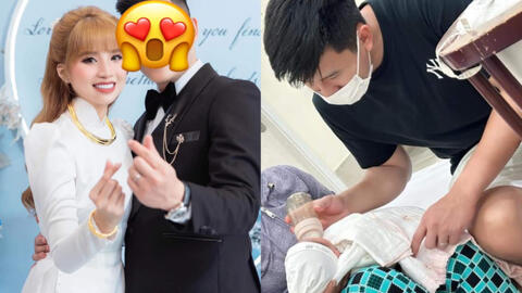 Thủ môn điển trai nhất nhì Việt Nam hạnh phúc đón con đầu lòng