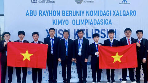 Việt Nam giành 4 Huy chương Vàng Olympic Hóa học Quốc tế