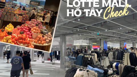 Cả Hà Nội dập dìu đi shopping tại Lotte Mall West Lake: Jo Malone, Maison Margiela, Lush... lần đầu đổ bộ, brand lớn đua nhau sale đến 50%