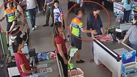 Đình chỉ công tác 1 tháng đối với thượng uý công an ném xúc xích, tát nhân viên bán hàng