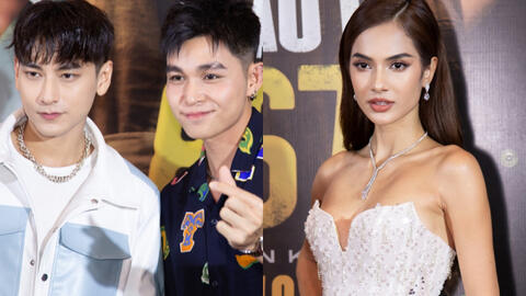 Emma Lê "chiếm spotlight" nhờ body quyến rũ, Jun Phạm đến ủng hộ Isaac ở thảm đỏ "Giao lộ 8675"
