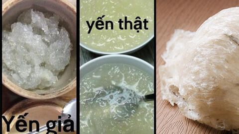 4 tuyệt chiêu nhận diện yến sào thật giả