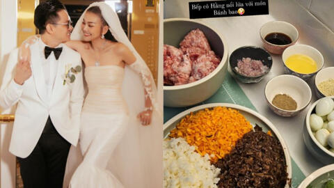 Thanh Hằng trổ tài “nữ công gia chánh” nhân dịp nghỉ lễ, phản ứng của ông xã nhạc trưởng ra sao?
