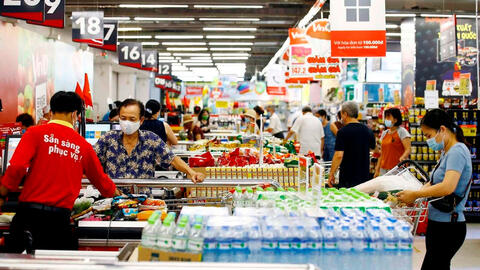 Siêu thị quá tải sau khi có thông báo người dân TP.HCM 'ở đâu ở yên đó' từ ngày 23/8