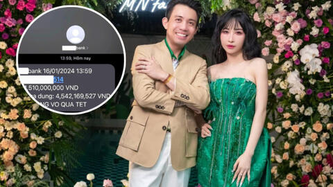 Tặng vợ quà Tết như đại gia nghìn tỷ, số dư tài khoản phải "soi kính lúp” mới đọc hết