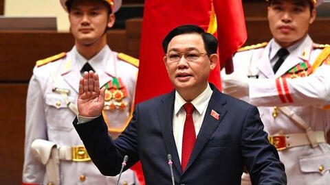 Video clip tân Chủ tịch Quốc hội Vương Đình Huệ tuyên thệ nhậm chức