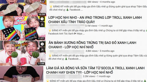 Kênh Youtube gần 4 triệu người theo dõi chứa nội dung nguy hại cho trẻ em