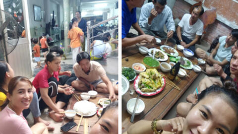 Ấm lòng với hành động của người phụ nữ cho gần 20 người trú ẩn trước cơn bão số 9