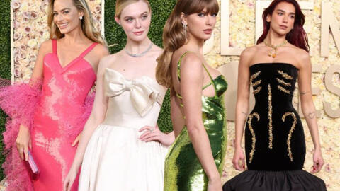 Dàn sao lộng lẫy trên thảm đỏ Golden Globes 2024: Taylor Swift hoá "lục xà", Elle Fanning lên top trending vì đẹp như công chúa