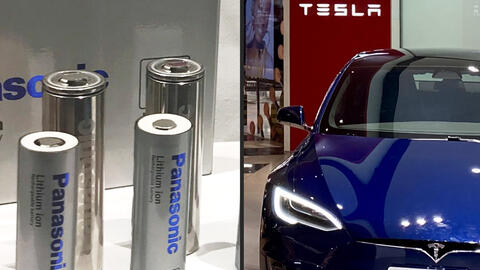 Panasonic hợp tác với Tesla sản xuất pin không coban cho xe điện