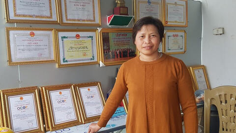 Nữ tỷ phú trồng rau sạch được vinh danh là Công dân Thủ đô ưu tú năm 2022