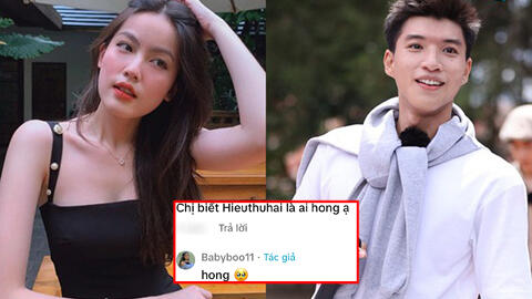 Bị netizen hỏi thẳng về HIEUTHUHAI, bạn gái tin đồn liền có câu trả lời gây bất ngờ