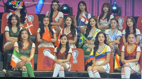 VTV bỏ phần bình luận của dàn "hot girl World Cup"