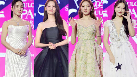 Mỹ nhân đại chiến tại APAN Star Awards: Lee Sung Kyung o ép vòng 1 đọ sắc Yoona lộng lẫy, 1 chị đại "chặt chém" bất ngờ dù đã U60