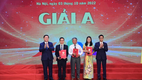 “Hoàng Việt nhất thống dư địa chí” đạt Giải A Giải thưởng Sách quốc gia lần thứ năm