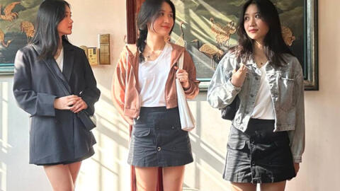 Mix&Match áo khoác thật xinh cho những ngày gió mùa