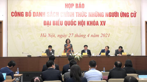 Công bố danh sách 868 người ứng cử đại biểu Quốc hội khóa XV