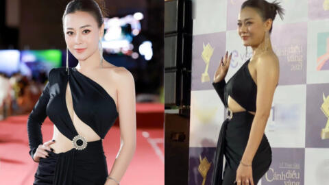 Phương Oanh xả kho loạt hình lẻ bóng trên thảm đỏ, so với ảnh qua camera thường khác "một trời một vực"?