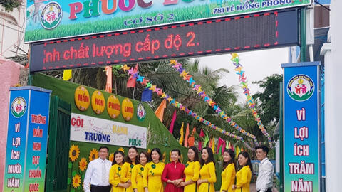 Nha Trang thêm 2 trường mầm non đạt chuẩn quốc gia