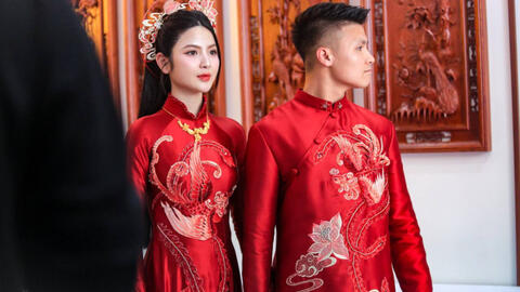 Toàn cảnh lễ ăn hỏi và đón dâu của Quang Hải - Chu Thanh Huyền