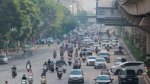 Phố phường Hà Nội ngày đầu khi kết thúc đợt giãn cách thứ 4