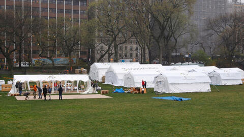 Mỹ lập bệnh viện dã chiến ở ngay Central Park của New York