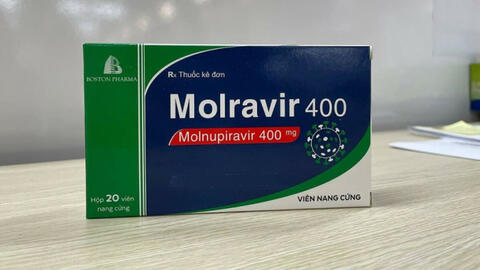 Giá bán thuốc Molnupiravir điều trị Covid-19 thấp nhất 8.675 đồng một viên