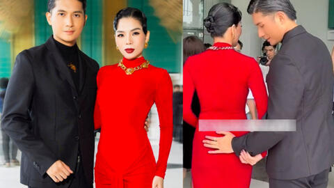 Sự thật câu chuyện "bàn tay hư" của Lâm Bảo Châu trên thảm đỏ với Lệ Quyên
