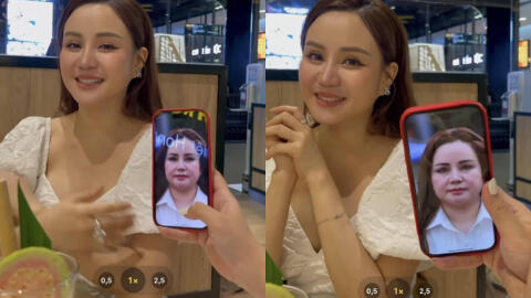 Vy Oanh khoe nhan sắc qua camera thường, động thái đáp trả ảnh "dìm hàng" gây chú ý