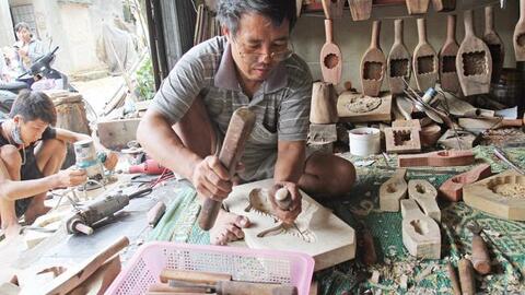 Rộn ràng tiếng đục Thượng Cung
