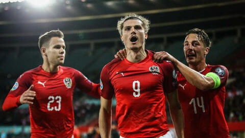 Lịch thi đấu Euro 2021 của đội tuyển Áo