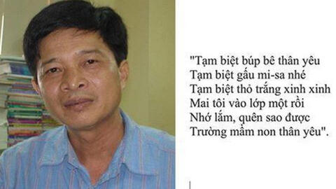 Tác giả bài thơ "Tạm biệt búp bê" qua đời do mắc bệnh hiểm nghèo