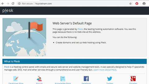 Website công ty sở hữu chuỗi Món Huế không truy cập được