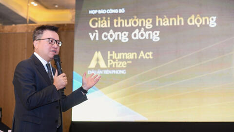 Công bố Giải thưởng Hành động vì cộng đồng Human Act Prize nhằm tôn vinh những cống hiến cho xã hội