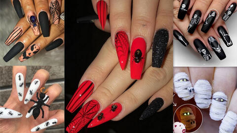 Những mẫu thiết kế móng tay ma quái và ấn tượng nhất cho mùa Halloween