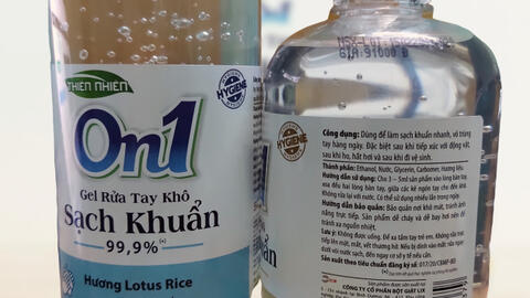 Gel rửa tay khô On1 có thực sự làm sạch khuẩn nhanh như quảng cáo?