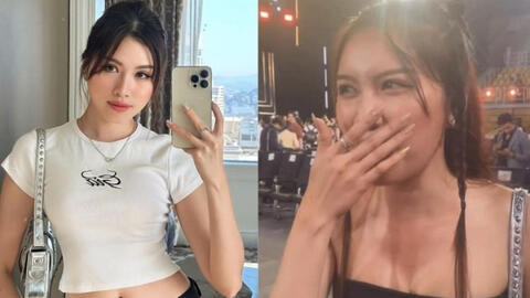 Lý do Thanh Thanh Huyền liên tục lấy tay che mặt khi đi cổ vũ Miss Grand Vietnam 2023?